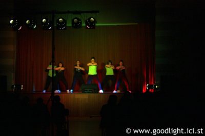 Spectacle GOoDlight organisé par le Club Junior de Court